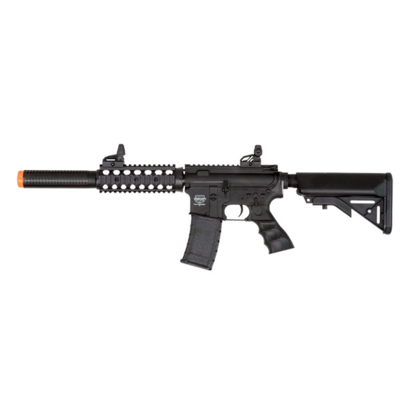 Valken Tactical Battle Machine M4 SD AEG V2.0 Airsoft Rifle, Black