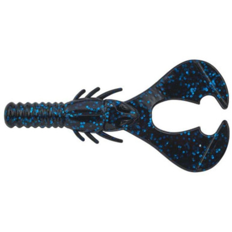 Berkley PowerBait Shape 108 – 4in – Black Blue Fleck