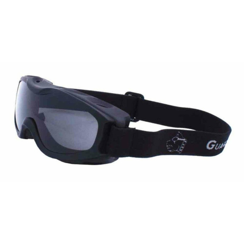 GUARD DOGS Evader II Black Framed Anti-Fog Goggles, Fits Over Glasses