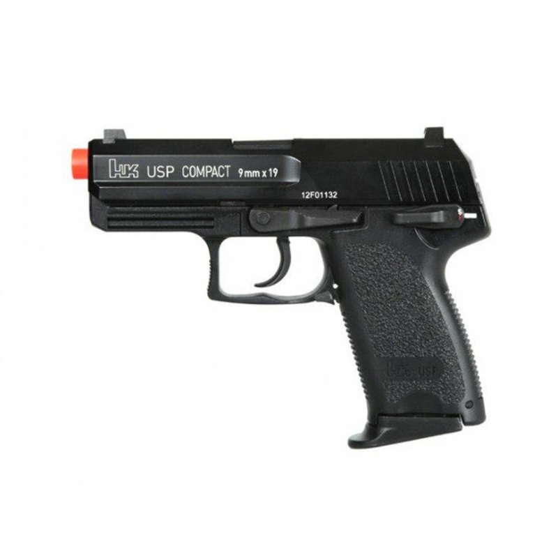 H&K USP Compact Gas Blowback Airsoft Pistol, Full Metal