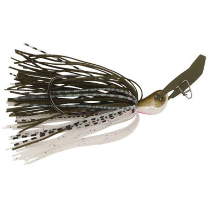 Berkley SlobberKnocker Bladed Jig – 3/8oz – Green Pumpkin Shad