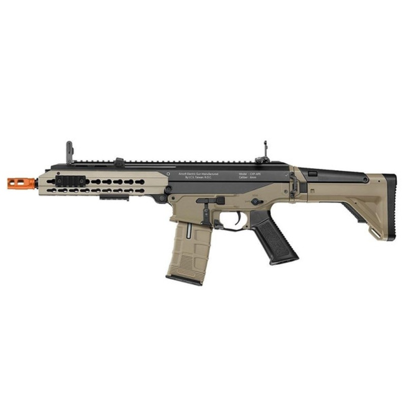 ICS CXP-APE Keymod ACR CQB Style Metal AEG Airsoft Rifle, Two-Tone