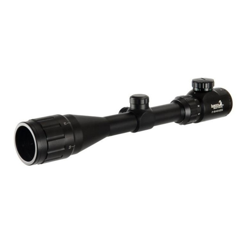 Lancer Tactical 3-9×40 Red & Green Illumination AO Sniper Scope