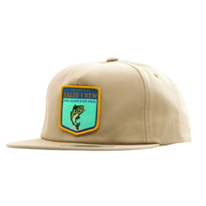 Salty Crew Bass Badge Hat – Khaki