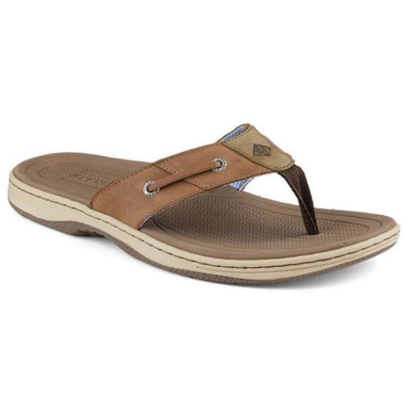 Sperry Baitfish Thong Sandal – Dark Tan  12M (No Box Included)