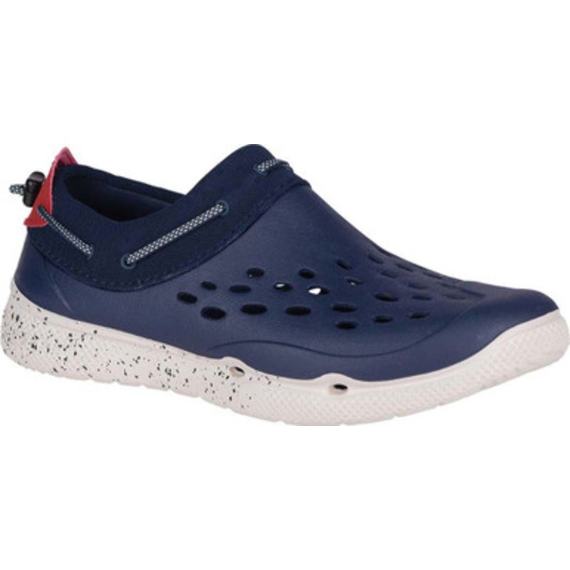 Sperry Men’s Seafront Boat Shoe – Navy/Red – 9
