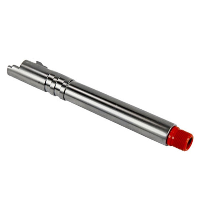 WE Threaded Outer Barrel, Full Metal, Threaded Orange Muzzle, Fits WE Hi-Capa 5.1 Series Gas Blowback Pistol