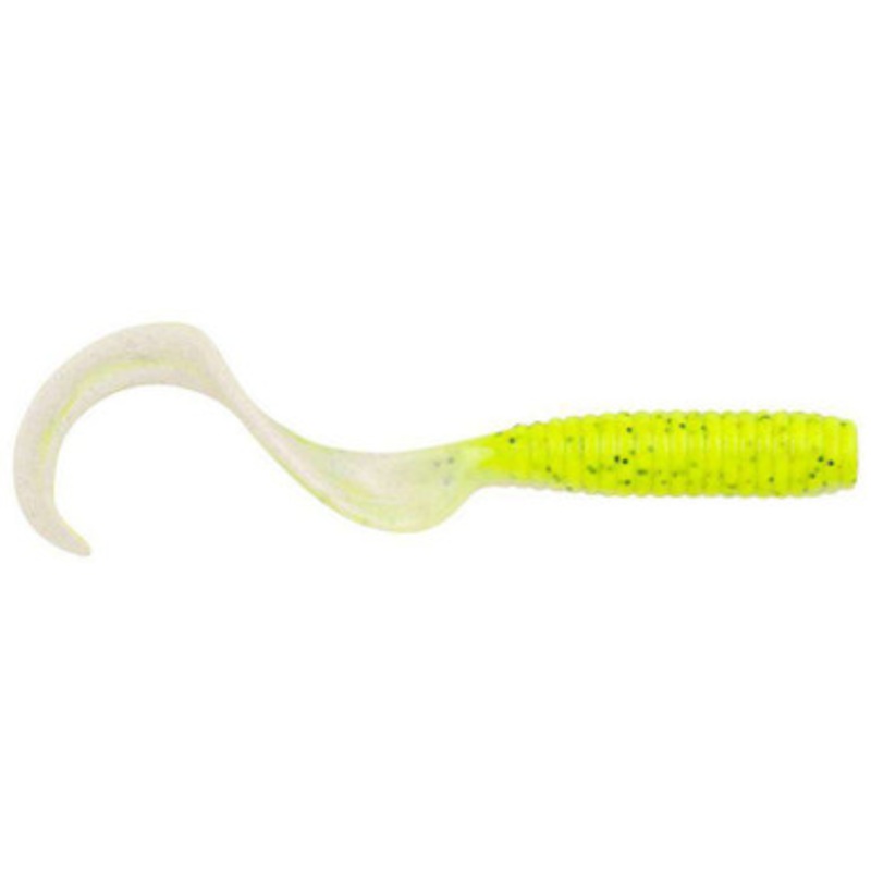 Berkley Gulp! Alive Freshwater Grub – 1 Pint – Chartreuse Pepper Neon