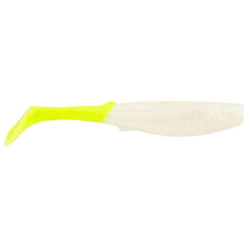 Berkley Gulp! Alive Paddleshad – 3in – Pint – Pearl White/Chart