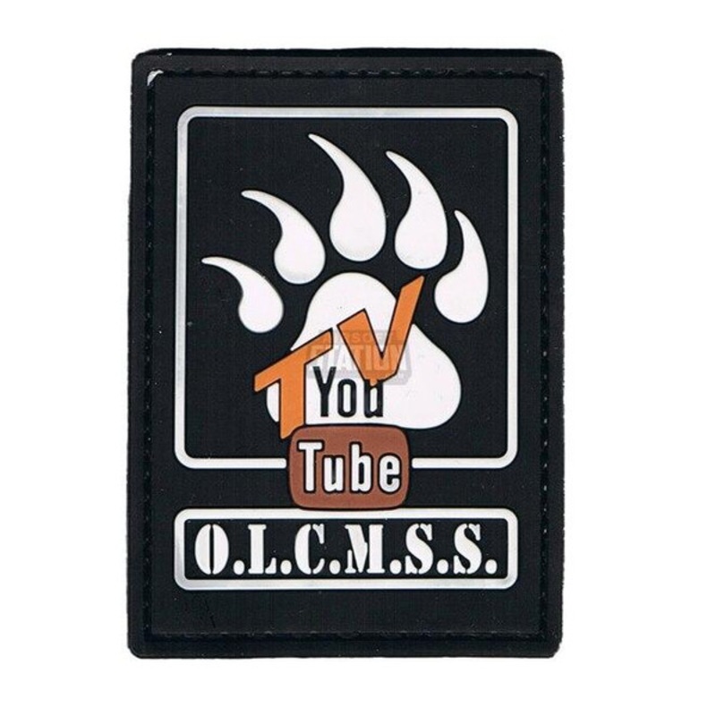 OLCMSS TV PVC Patch, Velcro Backed