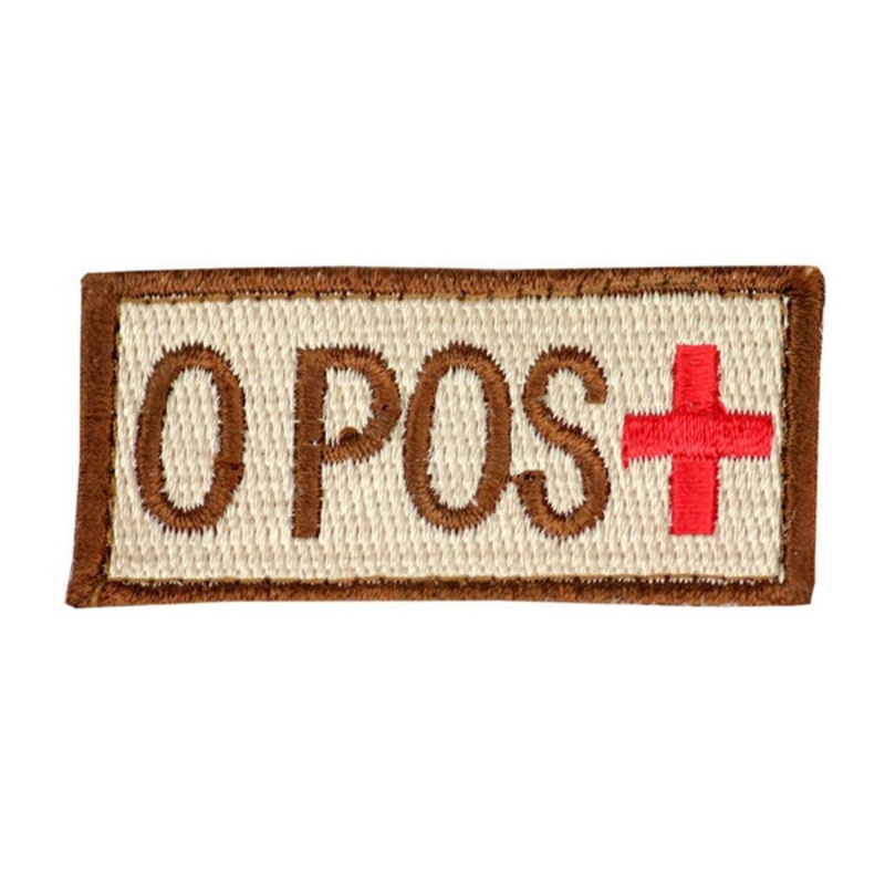 Raptors Tactical 1.5 Blood Type O POS Velcro Patch