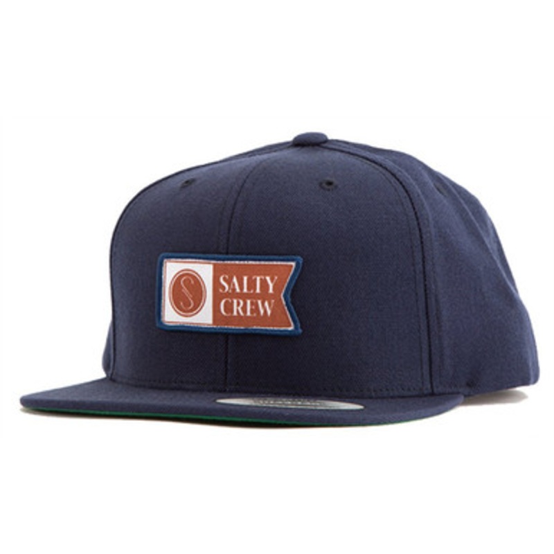 Salty Crew Alpha Stamped Hat – Navy
