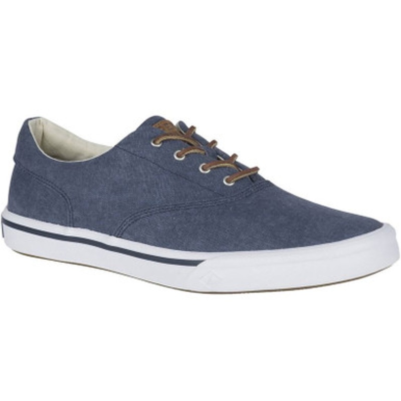 Sperry Men’s Striper II CVO Salt Washed Sneaker – Navy – 10