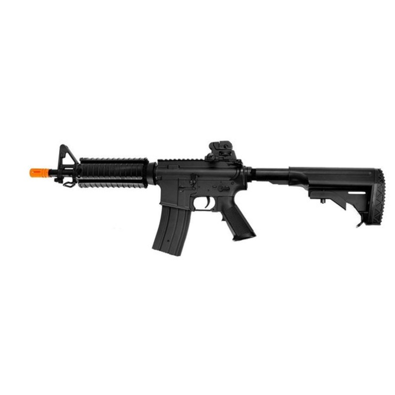 JG Super Enhanced M4 CQB RIS AEG Airsoft Rifle, Black