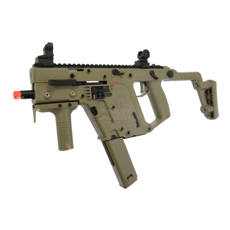 KWA KRISS Vector Gas Blowback Airsoft SMG, Tan