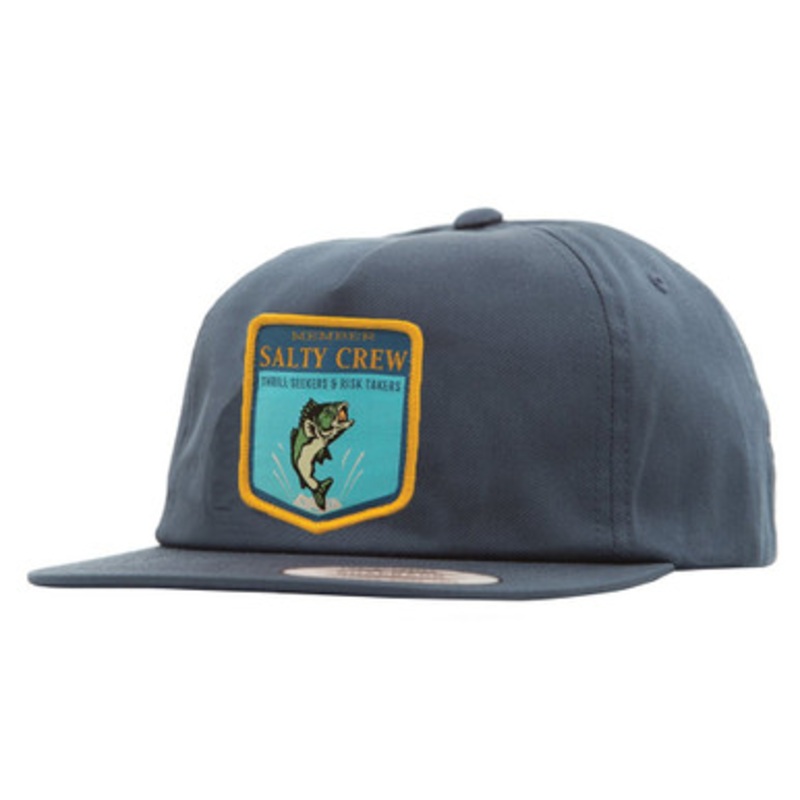 Salty Crew Bass Badge Hat – Navy