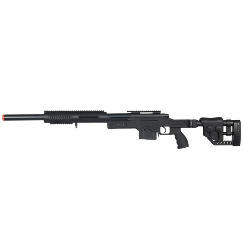 Well MB4410B Bolt Action Sniper Rifle with RIS & Folding Sniper Stock