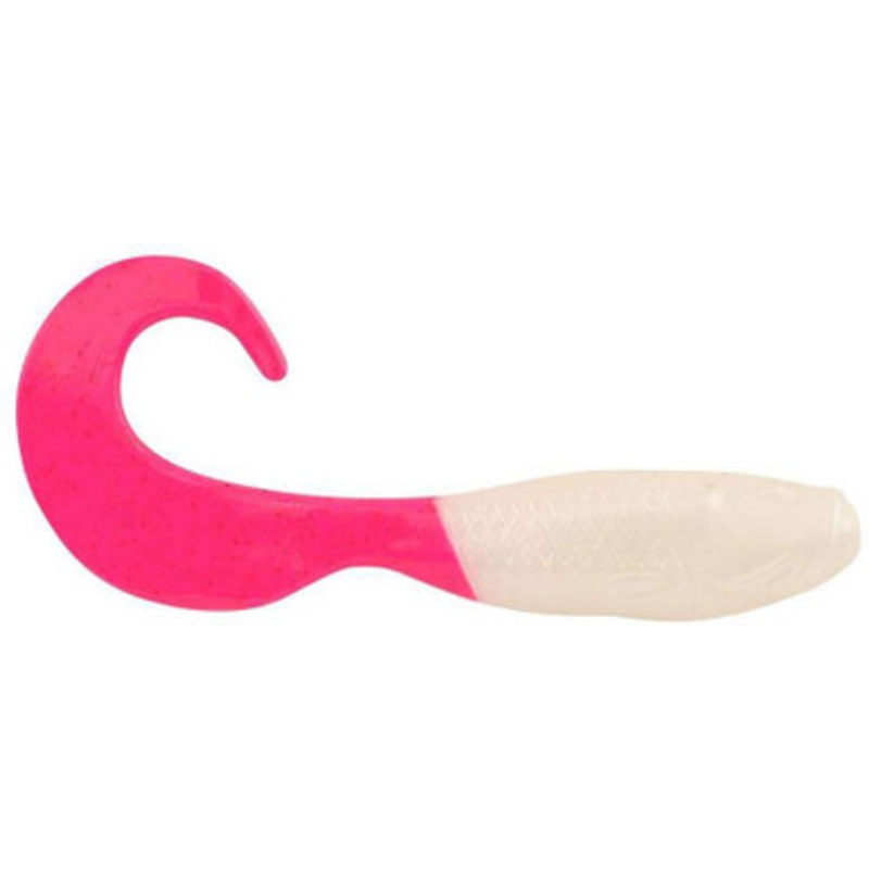Berkley Gulp! Minnow Grub – 3in – Pearl White/Pink