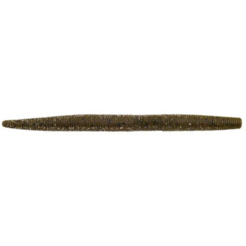 Berkley Powerbait Maxscent ‘The General’ Worm – 5in – 24pk – Green Pumpkin