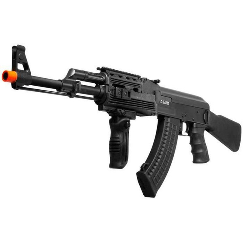 Echo 1 Red Star AK47 RIS Metal Airsoft AEG Rifle, Black