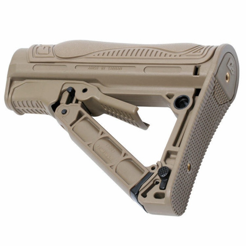 G&G GOS-V1 Retractable Stock, Tan