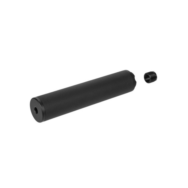 Octane-I F38x190.5MM Style Aluminum Mock Silencer, 14mm CCW – Black