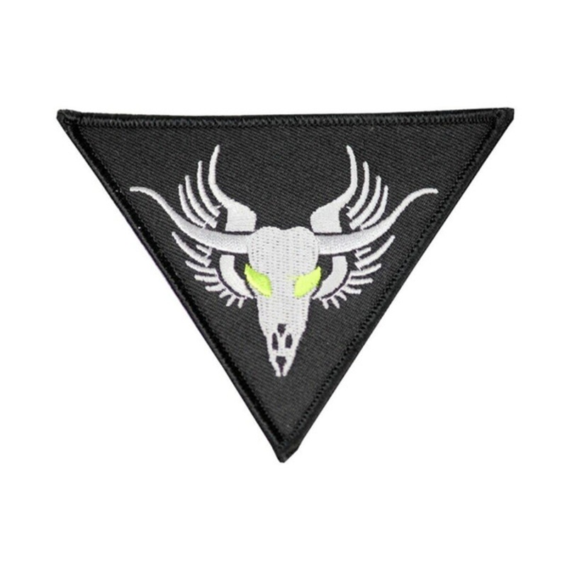 Raptors Tactical 3.5 Bull Skull Iron On Patch