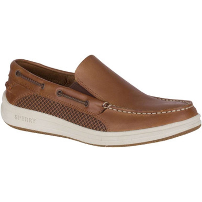 Sperry Gamefish Slip-On Boat Shoe – Dark Tan 9M