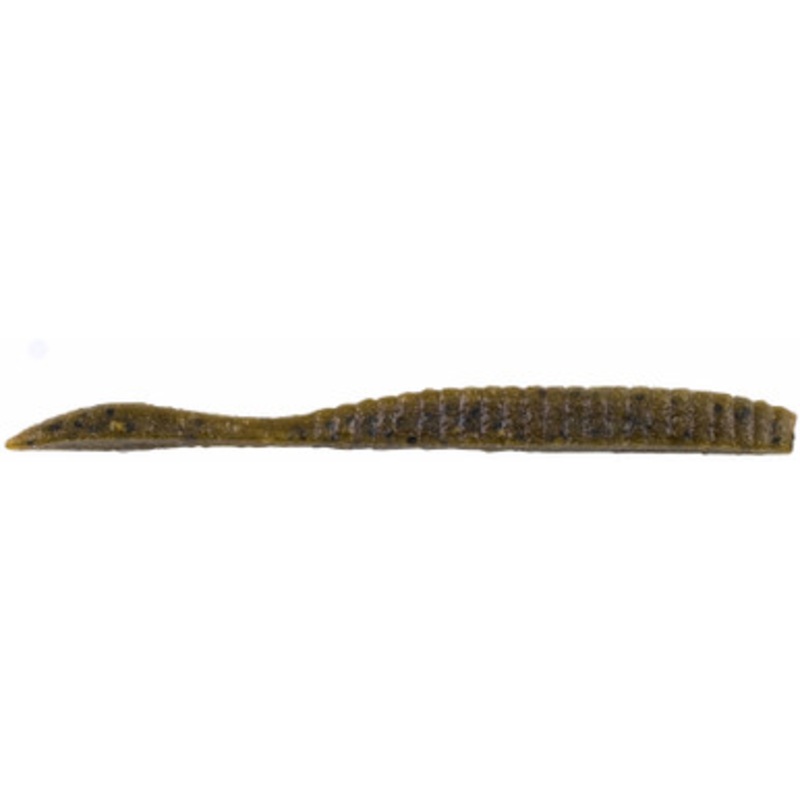 Berkley Maxscent Flat Worm – 3.6in – Green Pumpkin – 30 pack