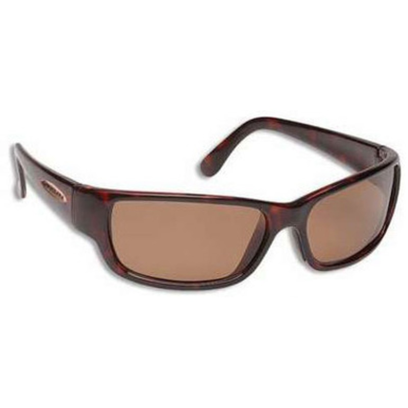 Fisherman Eyewear 90612 Guideline Pro Current Sunglasses Shiny Black Frame/ Deepwater Gray Lens