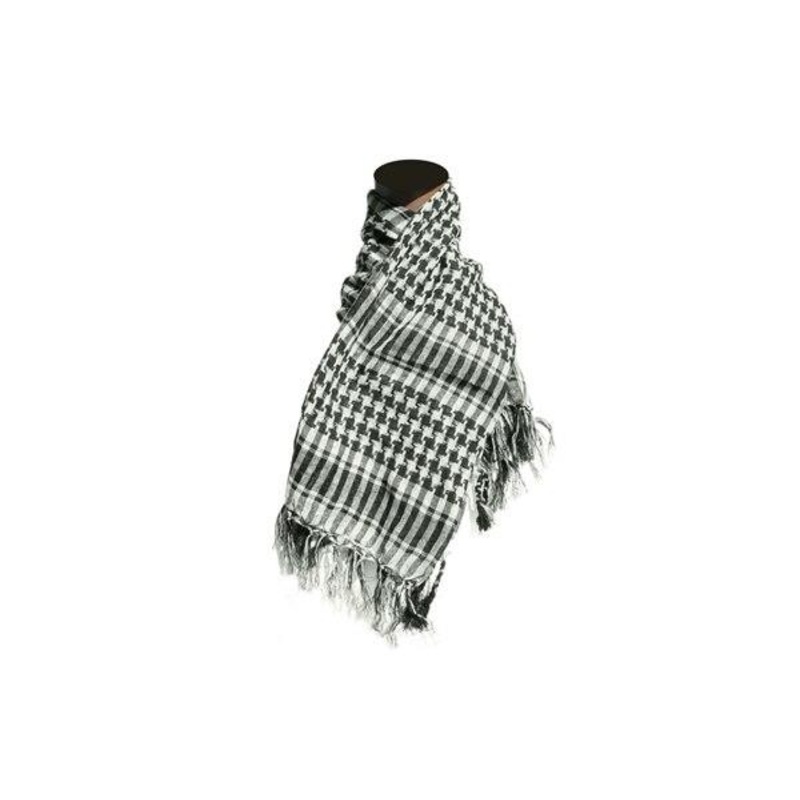 Raptors Airsoft Special Forces Shemagh Scarf, Black/White