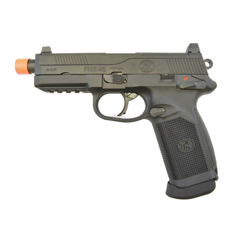 FN Herstal FNX-45 Tactical Metal Gas Blowback Airsoft Pistol, Black
