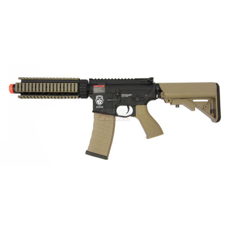 G&G GR4 CQB-S MINI Black & Tan Two-Tone Blowback Airsoft Rifle