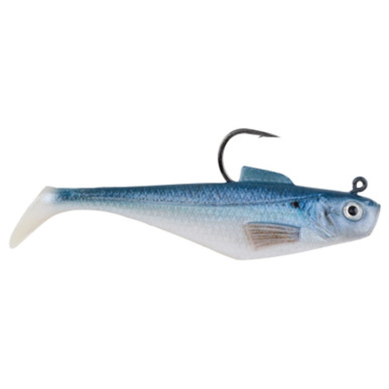 Berkley Powerbait Pre-Rigged Swim Shad – 4in – HD Blueback Herring