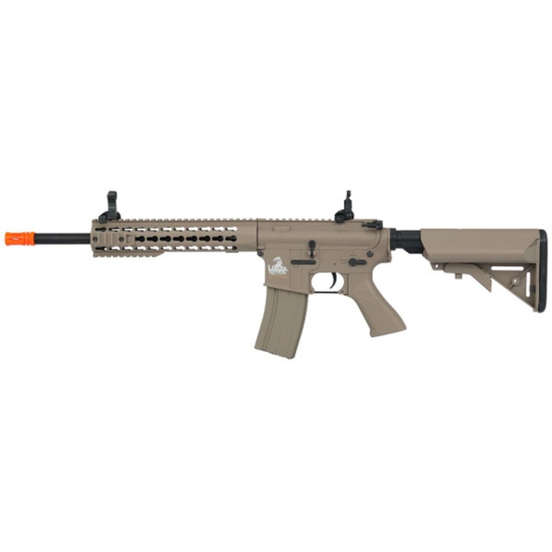 Lancer Tactical 10 Keymod M4 Airsoft AEG, Tan – REFURBISHED