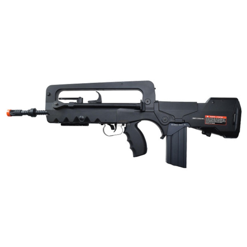 Cybergun FAMAS AEG Airsoft Rifle, Black