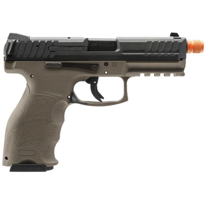 H&K VP9 Tac Gas Blowback Airsoft Pistol, Black/Tan