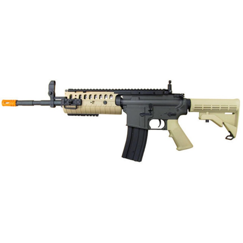 JG M4A1 S-System Tan & Black Two-Tone Airsoft Rifle AEG