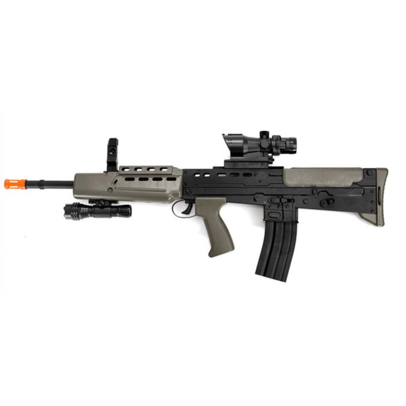 Spring Airsoft Rifle w/ Flashlight L85A2 Style