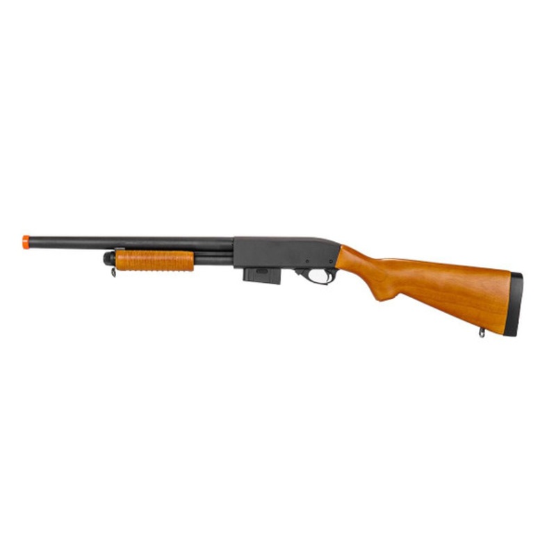 A&K M870 Real Wood Spring-Powered Metal Shotgun