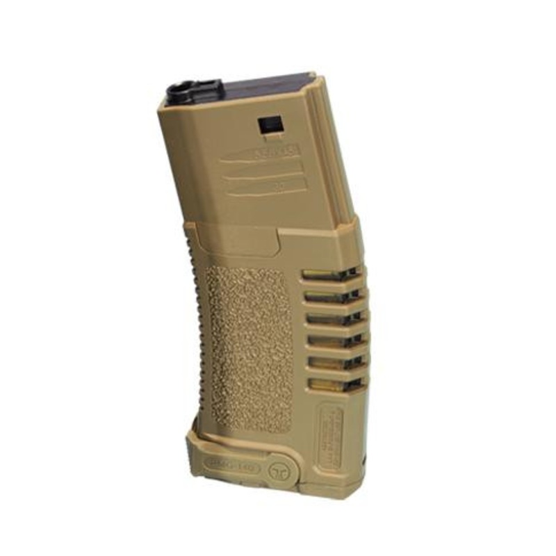 Amoeba Ultimate 140 Round Midcap Magazine, Tan