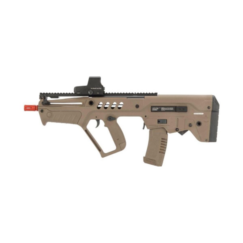 IWI Tavor CTAR Flat Top Elite Airsoft Rifle with FCU MOSFET, Tan