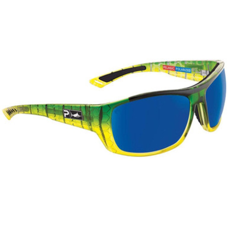 Pelagic Pursuit Sunglasses – Green Dorado/Blue Mirror