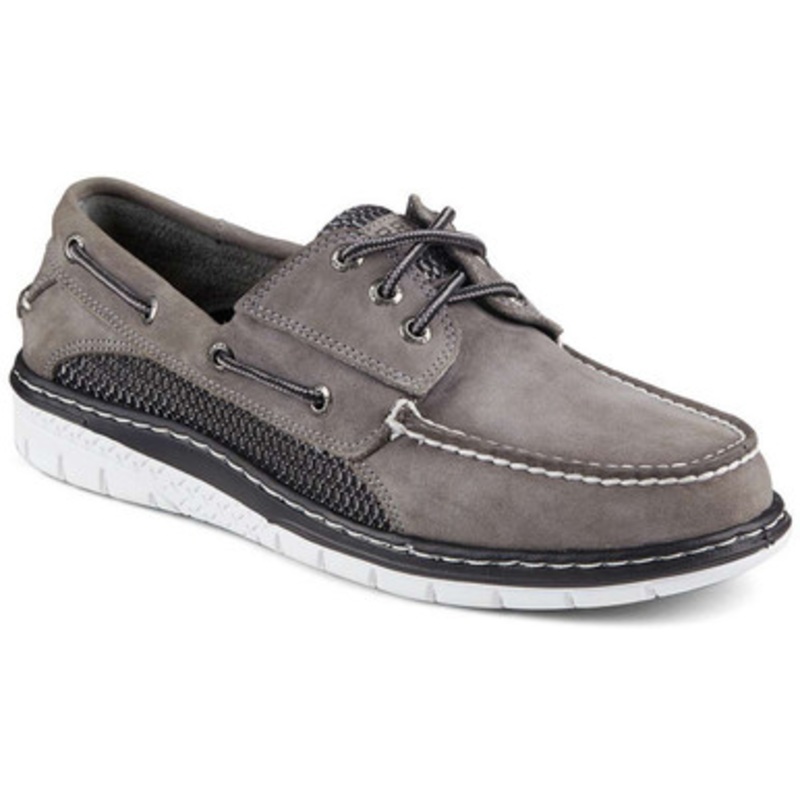 Sperry STS13872 Billfish Ultralite 3-Eye Boat Shoe – Grey/Black – 9