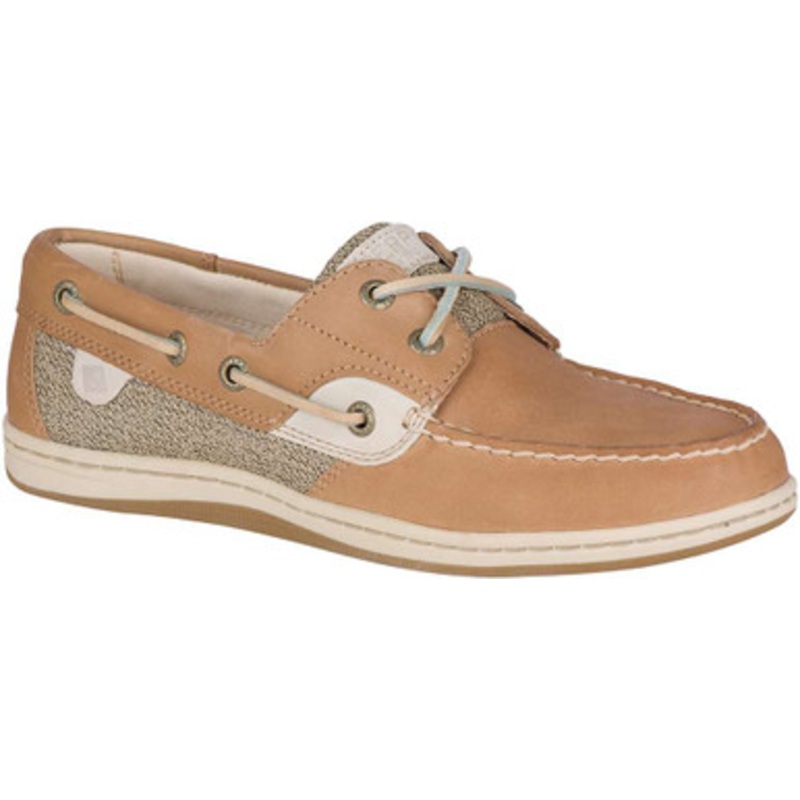 Sperry STS95589 Women’s Koifish Boat Shoes Linen/Oat 9M