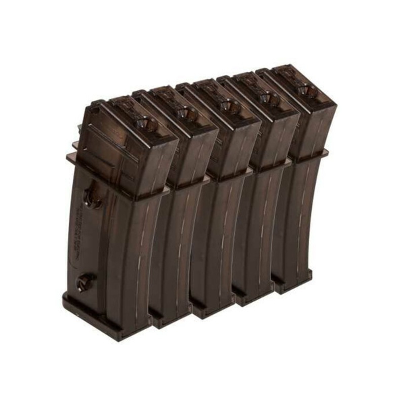 H&K G36 470 Round High Capacity Magazines, 5 Pack