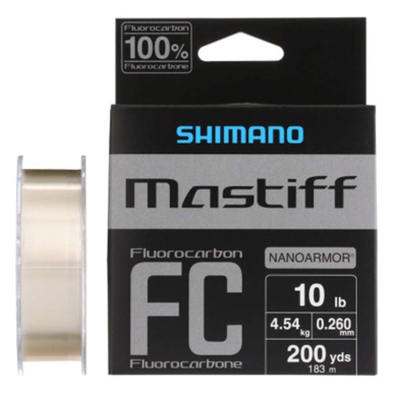 Shimano Mastiff FC Fluorocarbon Line – 10lb – 200yds