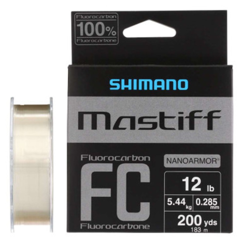 Shimano Mastiff FC Fluorocarbon Line – 12lb – 200yds