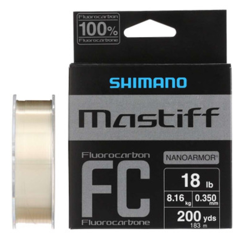 Shimano Mastiff FC Fluorocarbon Line – 18lb – 200yds
