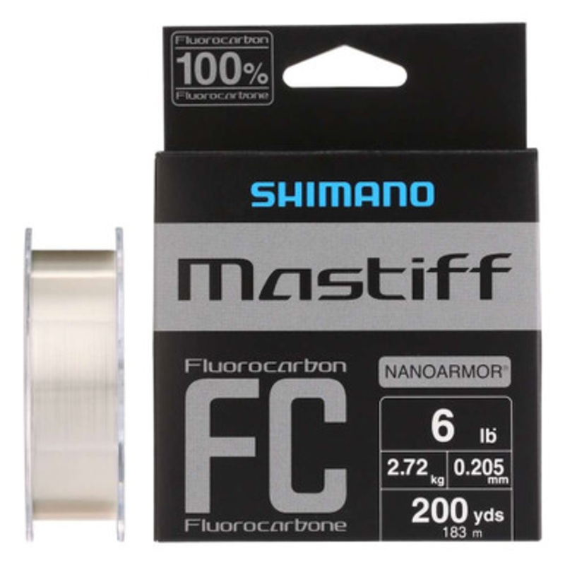 Shimano Mastiff FC Fluorocarbon Line – 6lb – 200yds